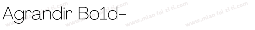 Agrandir Bo1d字体转换